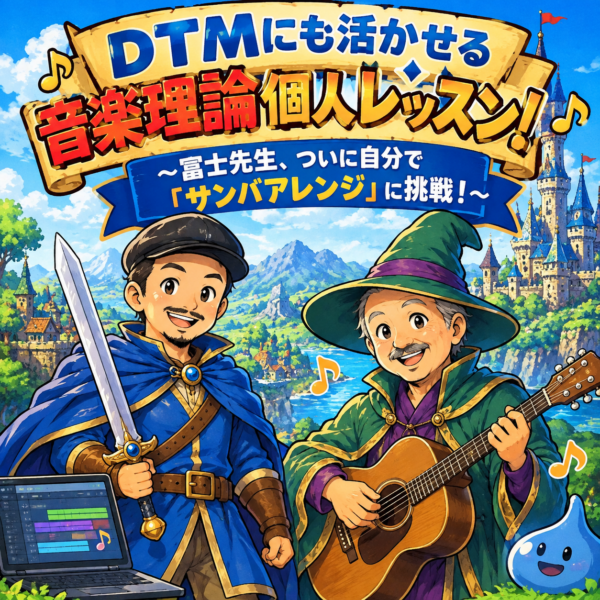 DTMにも活かせる音楽理論個人レッスン！作曲・編曲を学ぼう！神戸市灘区サークル音楽教室