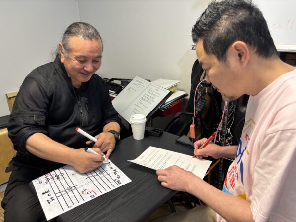 音楽理論レッスン風景