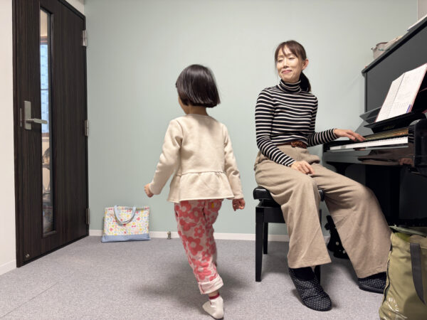 リトミックレッスンの様子