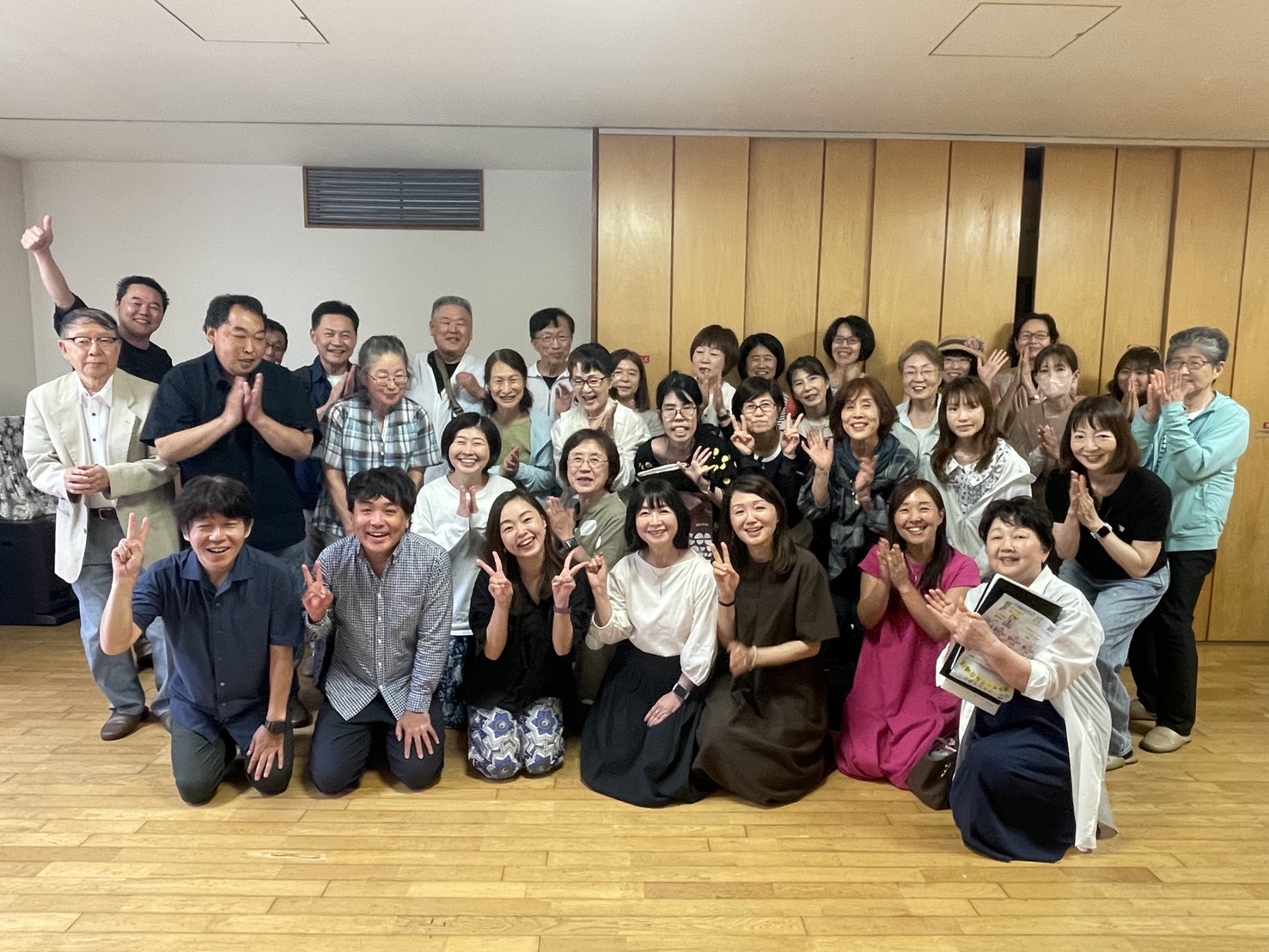 神戸サークル合唱団６月の練習会の様子
